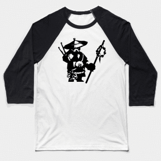 Penguin knight minimal silhouette white Baseball T-Shirt